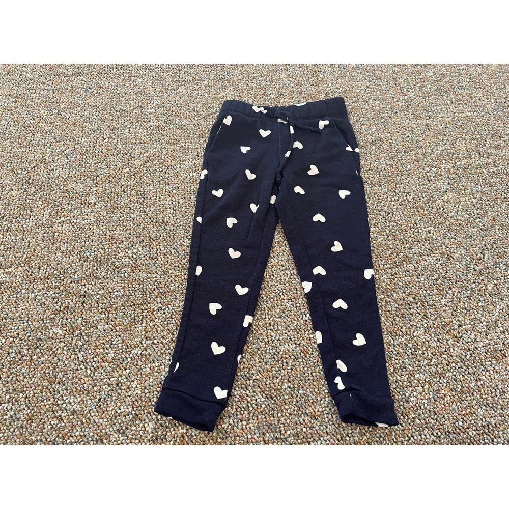 Vigoss Girls Blue & White Heart Joggers Size 4